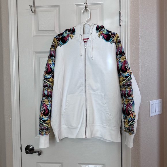 💥💥 Clearance!!💥💥Supreme Skulls zipper long sleeve jacket hoodie sweatshirt
